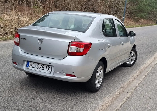 Dacia Logan cena 19999 przebieg: 95250, rok produkcji 2014 z Bełchatów małe 154